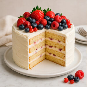 Berry Chantilly Cake